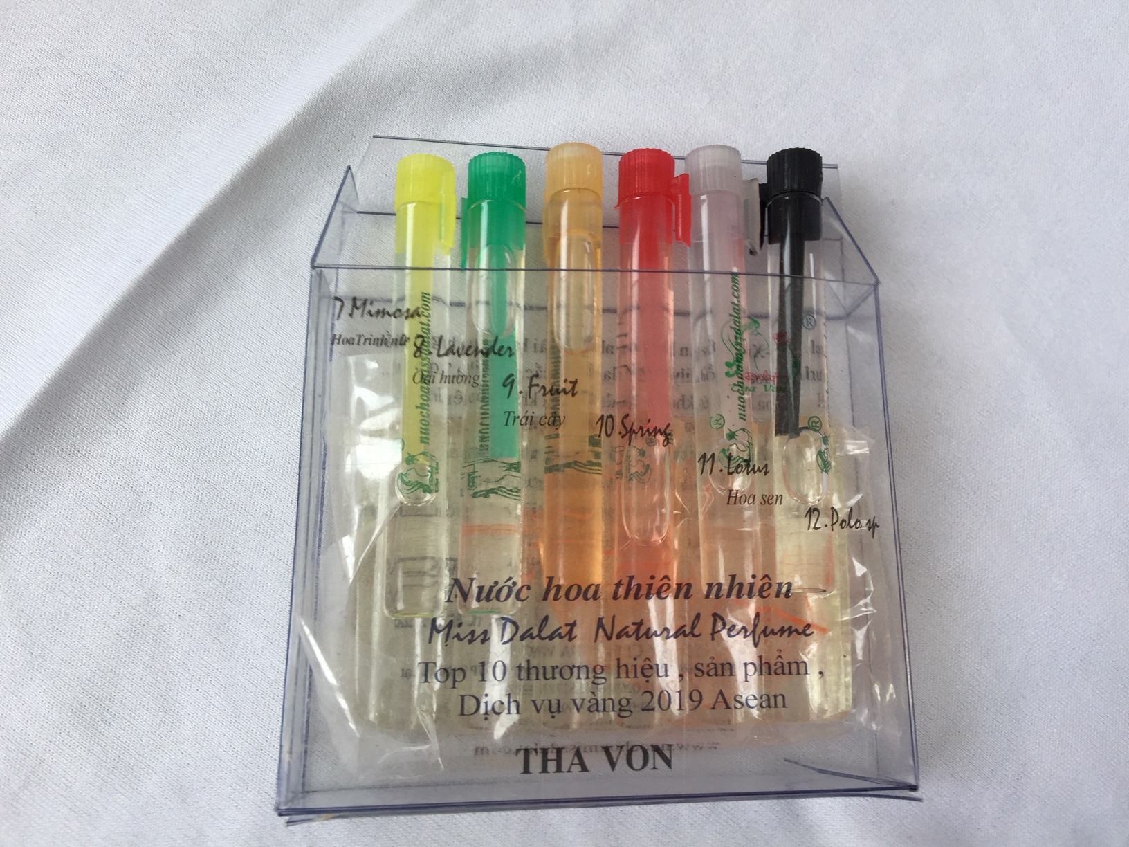 Hộp nước hoa 2 ml 6 mùi 2