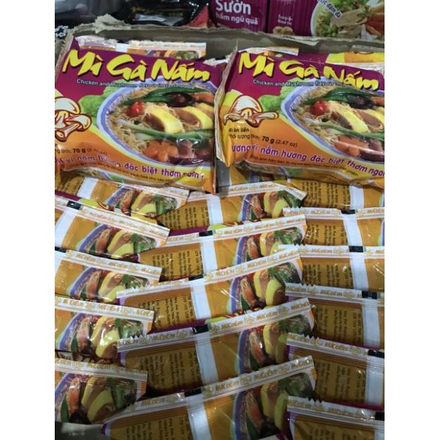 Thùng Mì Gà Nấm 30 Gói x 70g