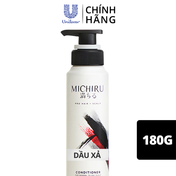 Dầu xả Michiru ngăn rụng tóc cho da đầu khô, nội địa Nhật cao cấp giúp mềm mượt tóc 180g