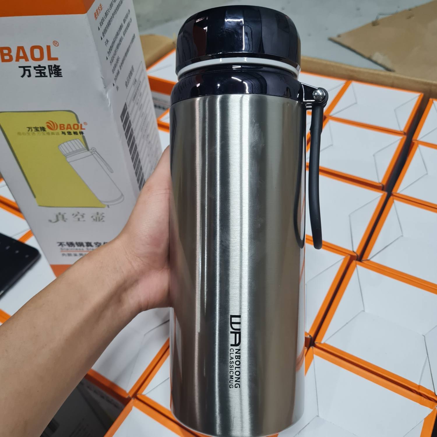 Bình giữ nhiệt inox BAOL 1500ml bình inox 304 giữ nhiệt nóng lạnh trên 20h miễn ship