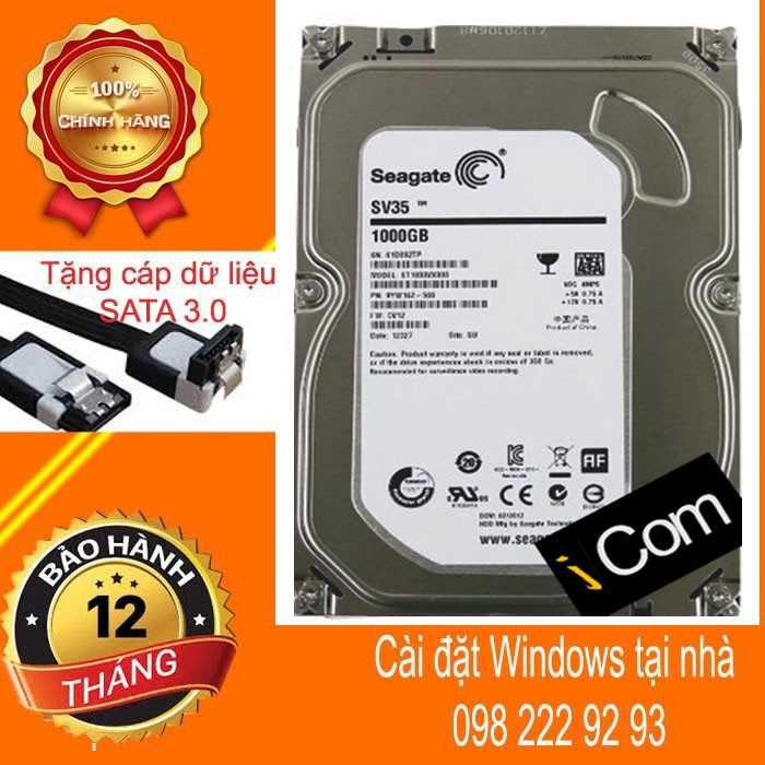 Ổ CỨNG 1TB SEAGATE DESKTOP - HDD 1TB SEA 12 1