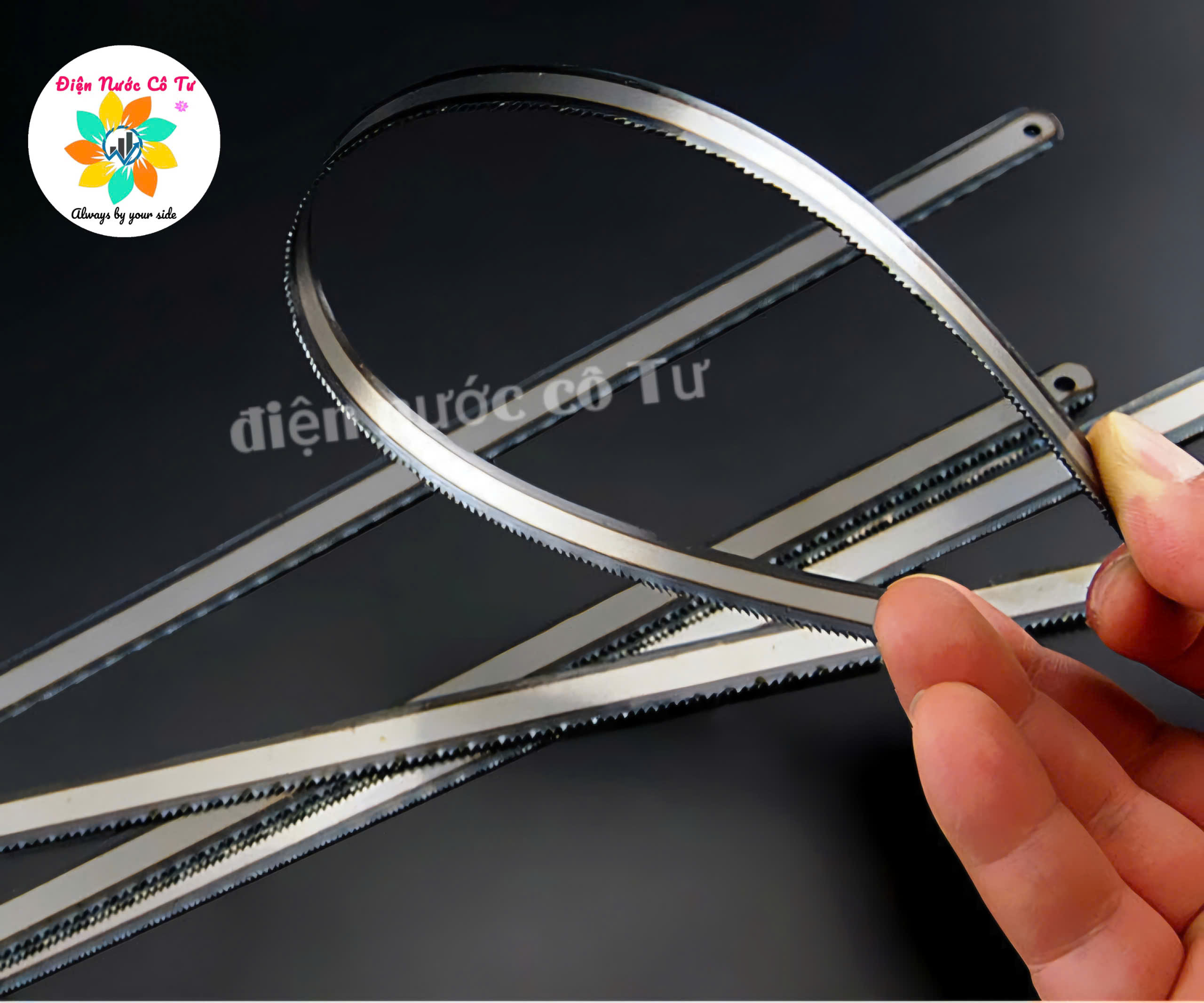 5 lưỡi cưa sắt xanh 1 mặt