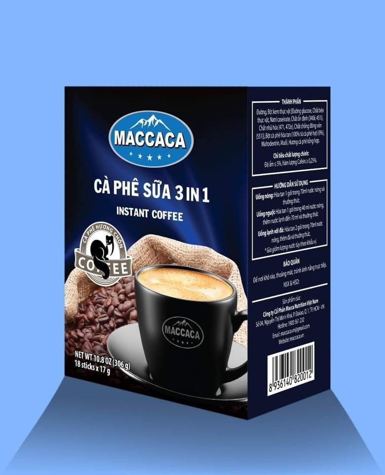 Cà phê Dừa, Sữa đá, Hương chồn  3in1 (combo 3 hộp 3 vị)