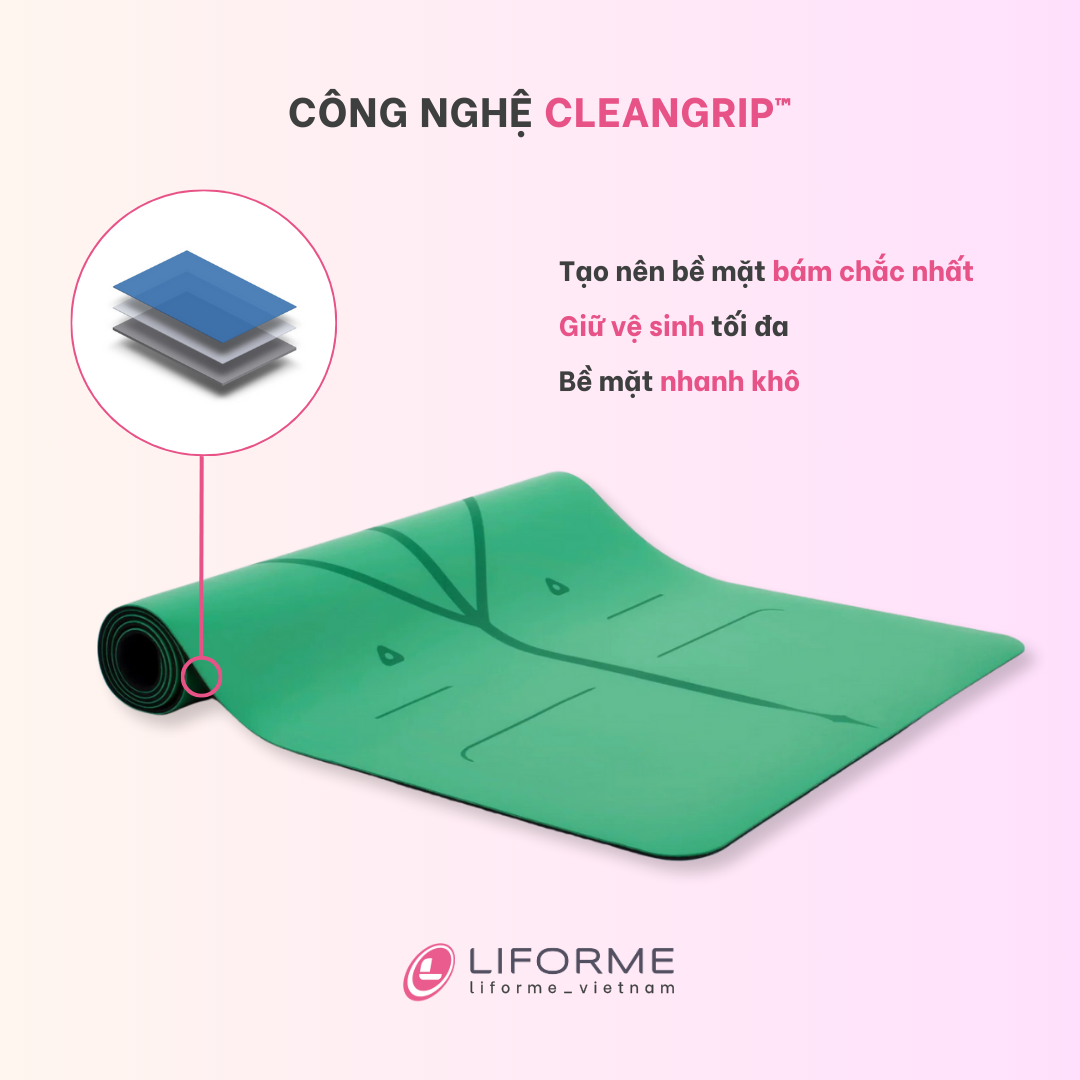 Thảm tập yoga Liforme Classic 4.2mm - Green