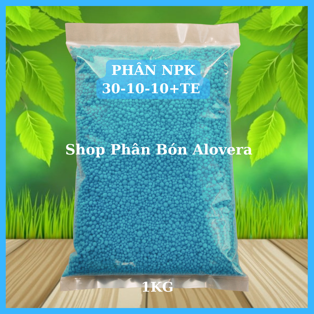 Phân NPK 30 10 10 + TE USA Cao Cấp (1KG)