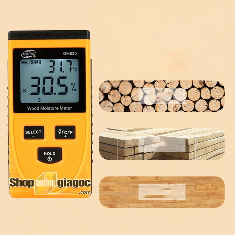 Máy Đo Độ Ẩm Gỗ Siêu Âm Benetech GM630