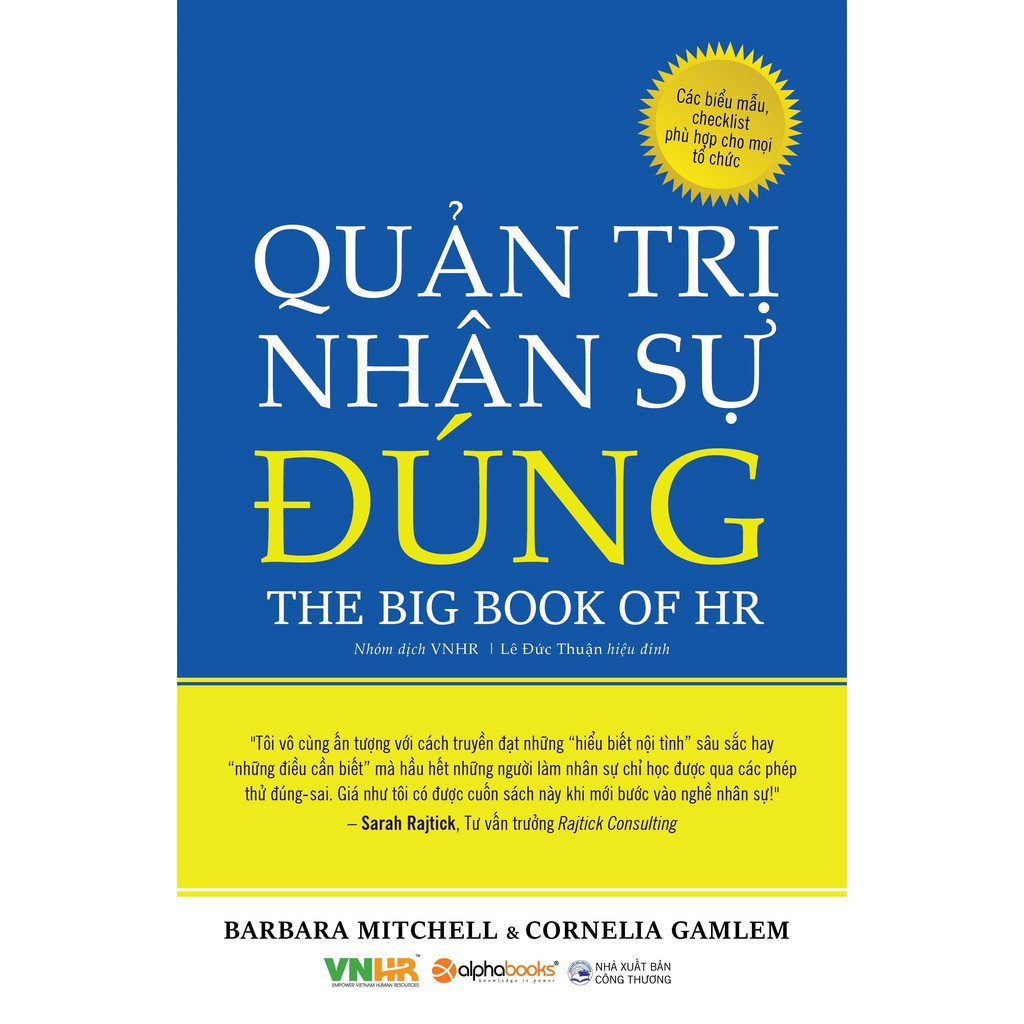 Sách Alphabooks - Quản Trị Nhân Sự Đúng