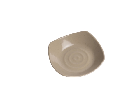 Chén Nhựa Melamine Vuông Màu Nâu