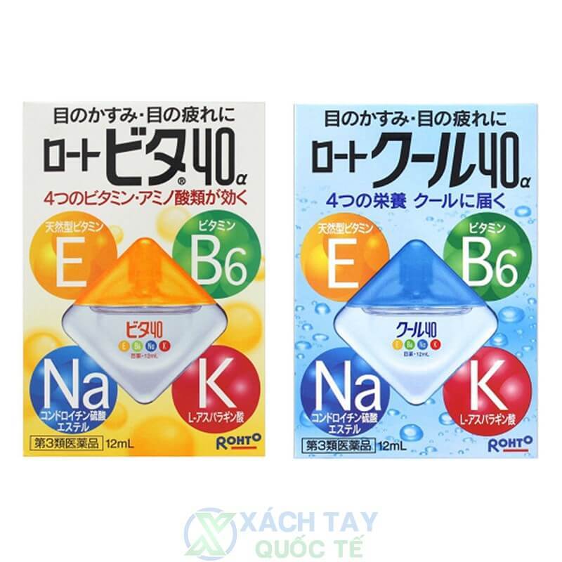 Nước Nhỏ Mắt Rohto Vita 40 Nhật Bản 12ml - Rohto Vitamin 40
