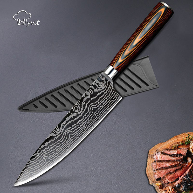 [HCM]Dao nội địa Nhật Bản sashimi thép 7CR17 ( hộp đen )
