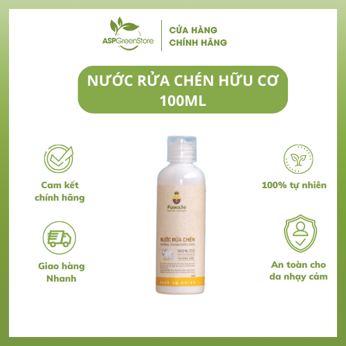 Nước rửa chén Fuwa3e 100ml