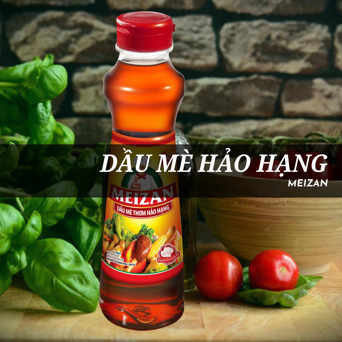 Dầu Mè Thơm Hảo Hạng Meizan Chai 250ml