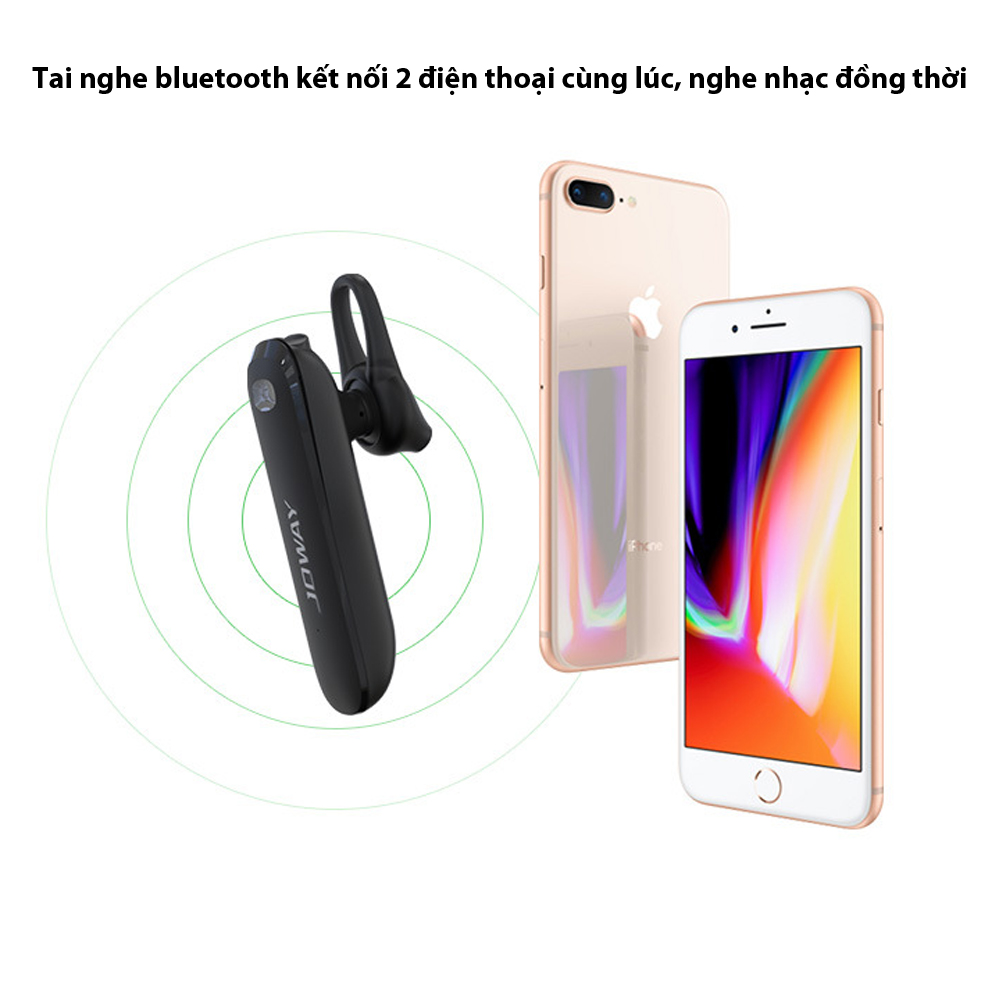[HCM]JOWAY H69 Tai Nghe Bluetooth Cao Cấp (Chống Khử Âm Ồn Khi Chạy Xe)