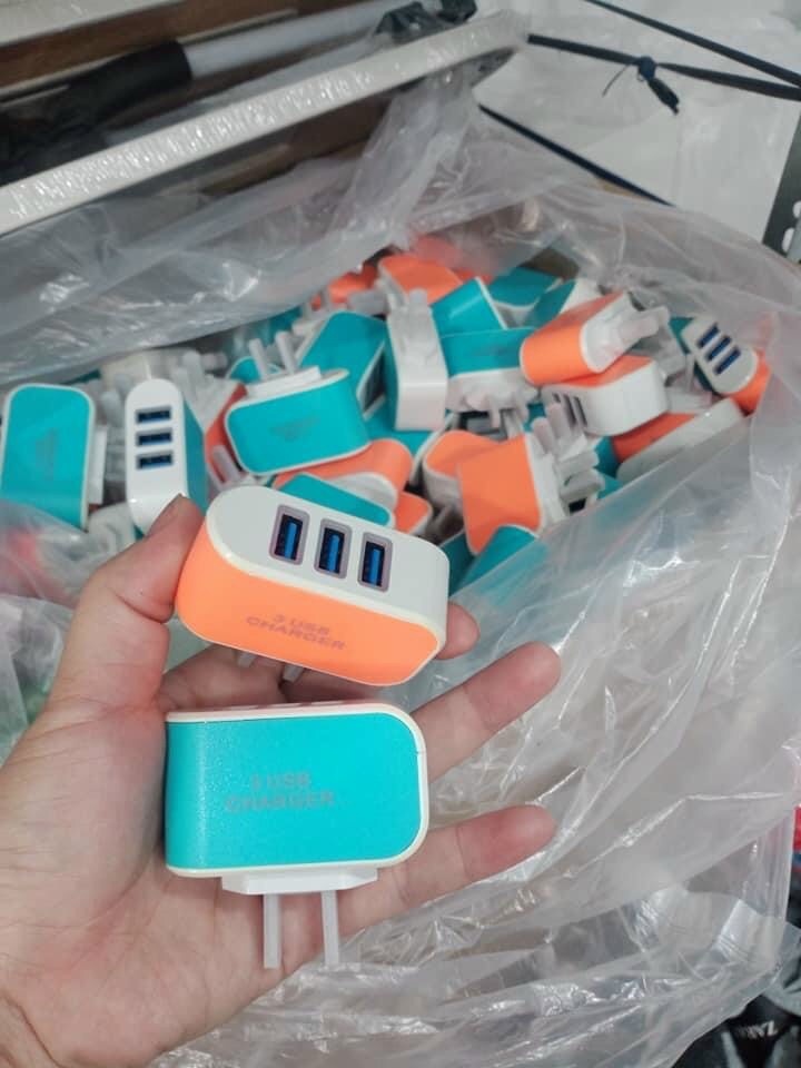 [HCM]Cục sac điện thoại 3 cổng USB