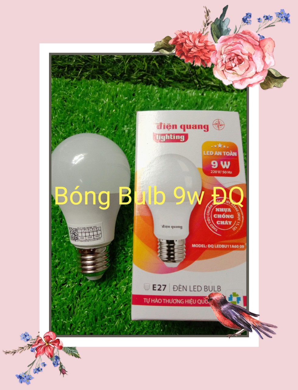 Bóng đèn led bulb 5w,7w,9w điện quang
