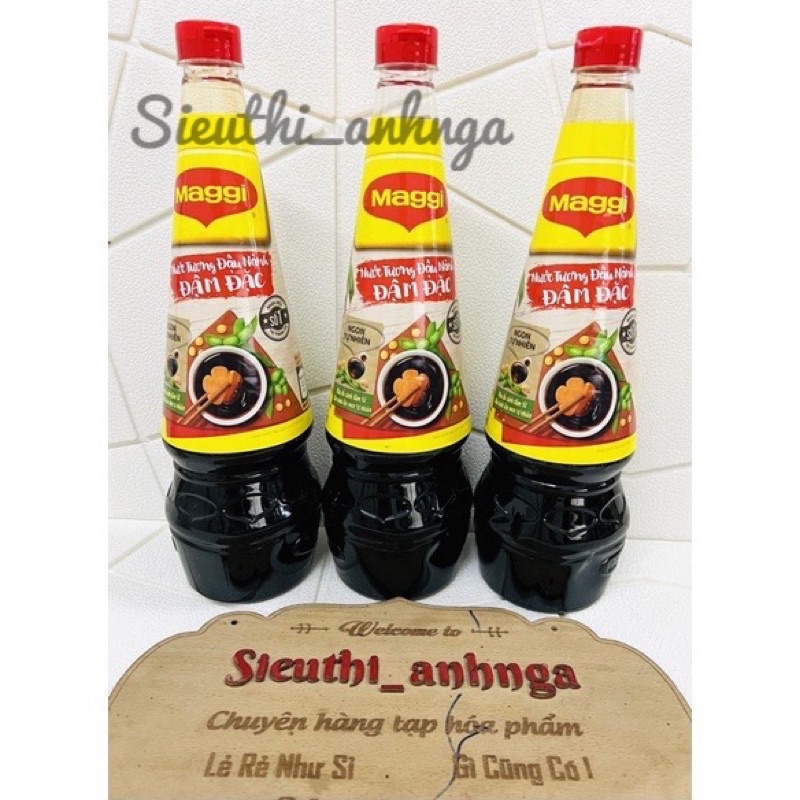 Nước tương đậu nành đậm đặc Maggi chai 700ml