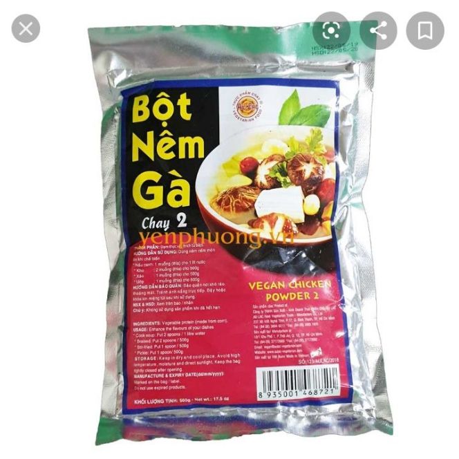 Bột nêm gà chay