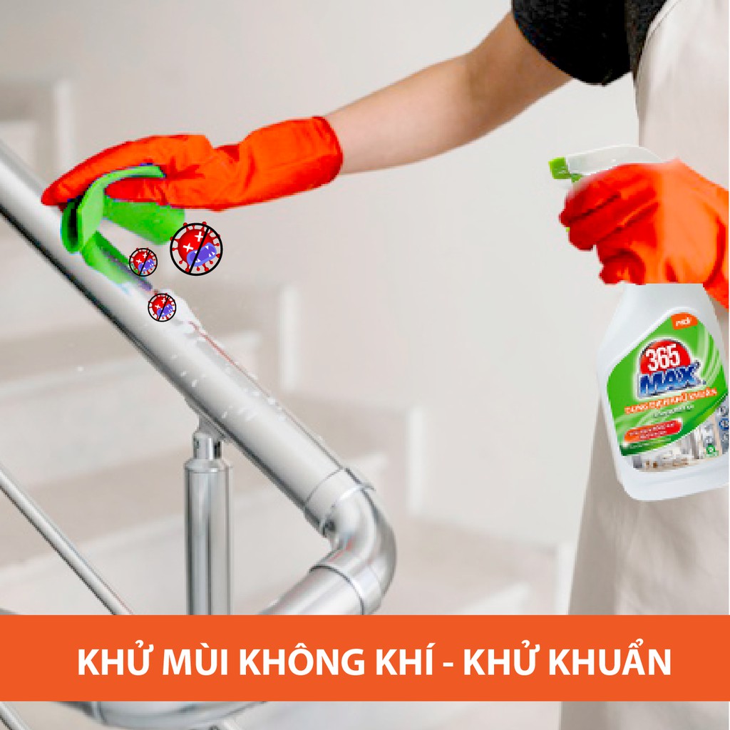 [HCM]Dung dịch diệt khuẩn 365 Max (750ml)