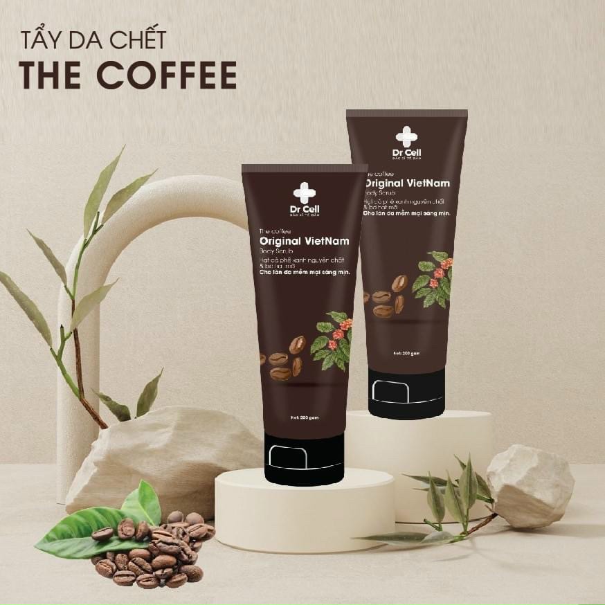 Kèm quà 🎁+ Tẩy Da Chết Body The Coffee - Dr Cell 200gr