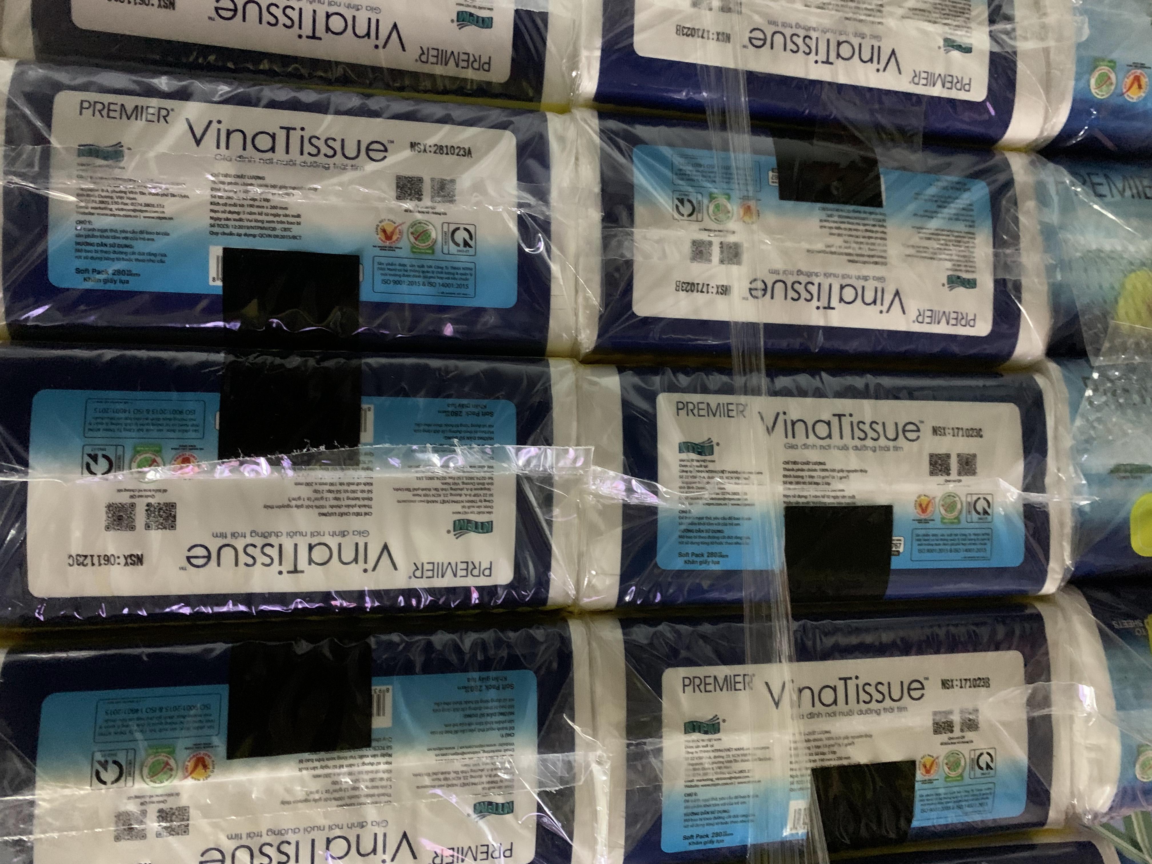 Lot of 3 Packs of Vina Tissue Silk Tissues 280 Sheets