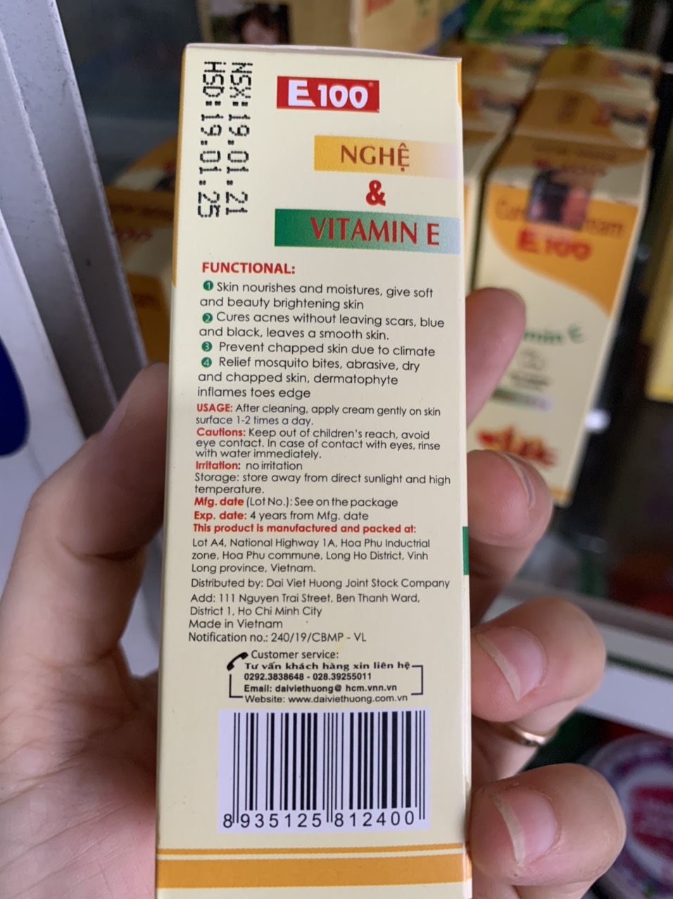 Kem nghệ E100