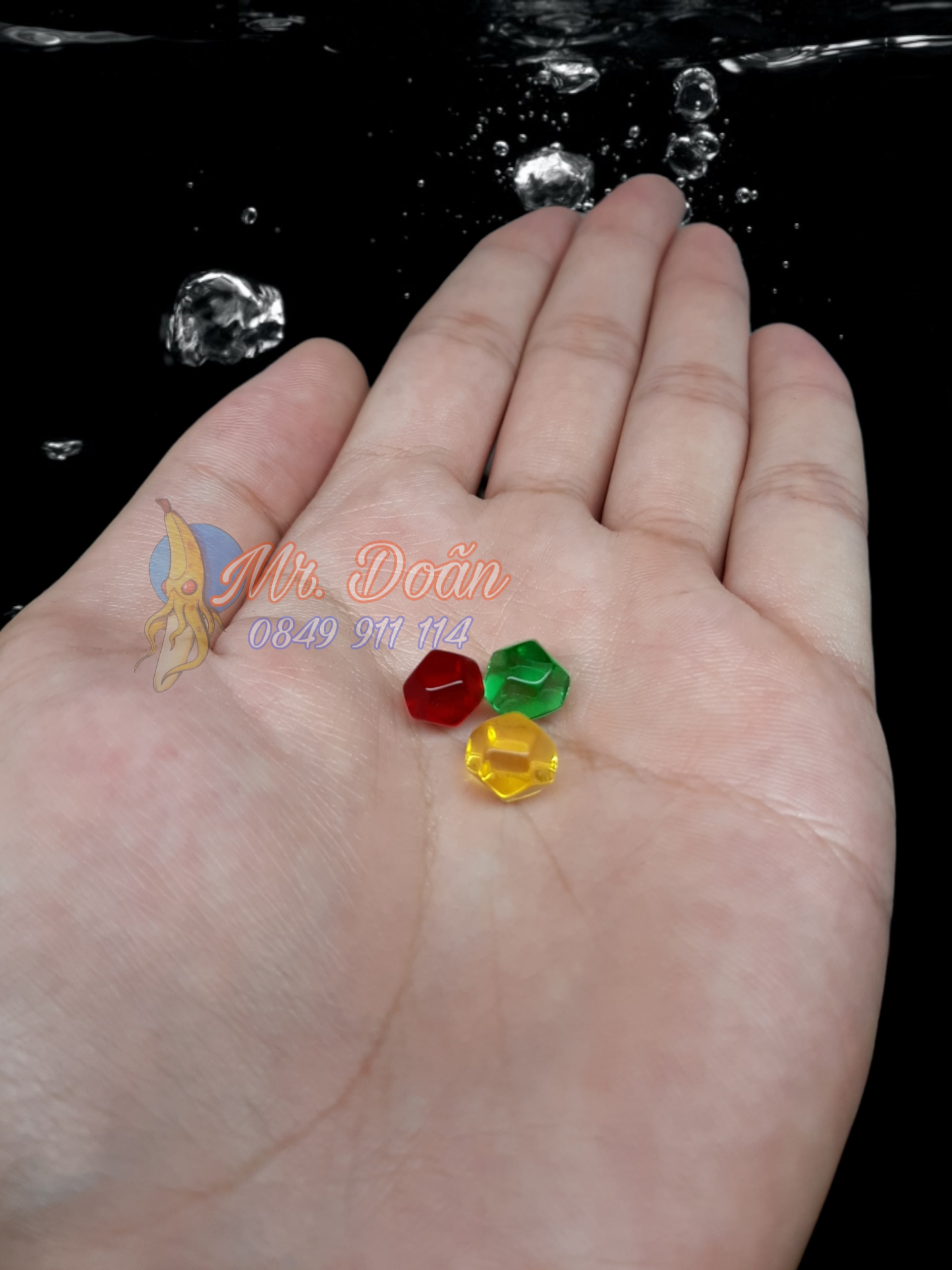 1 Viên Bi-Găm Hạt Lựu (Đa Giác) Nhiều Size