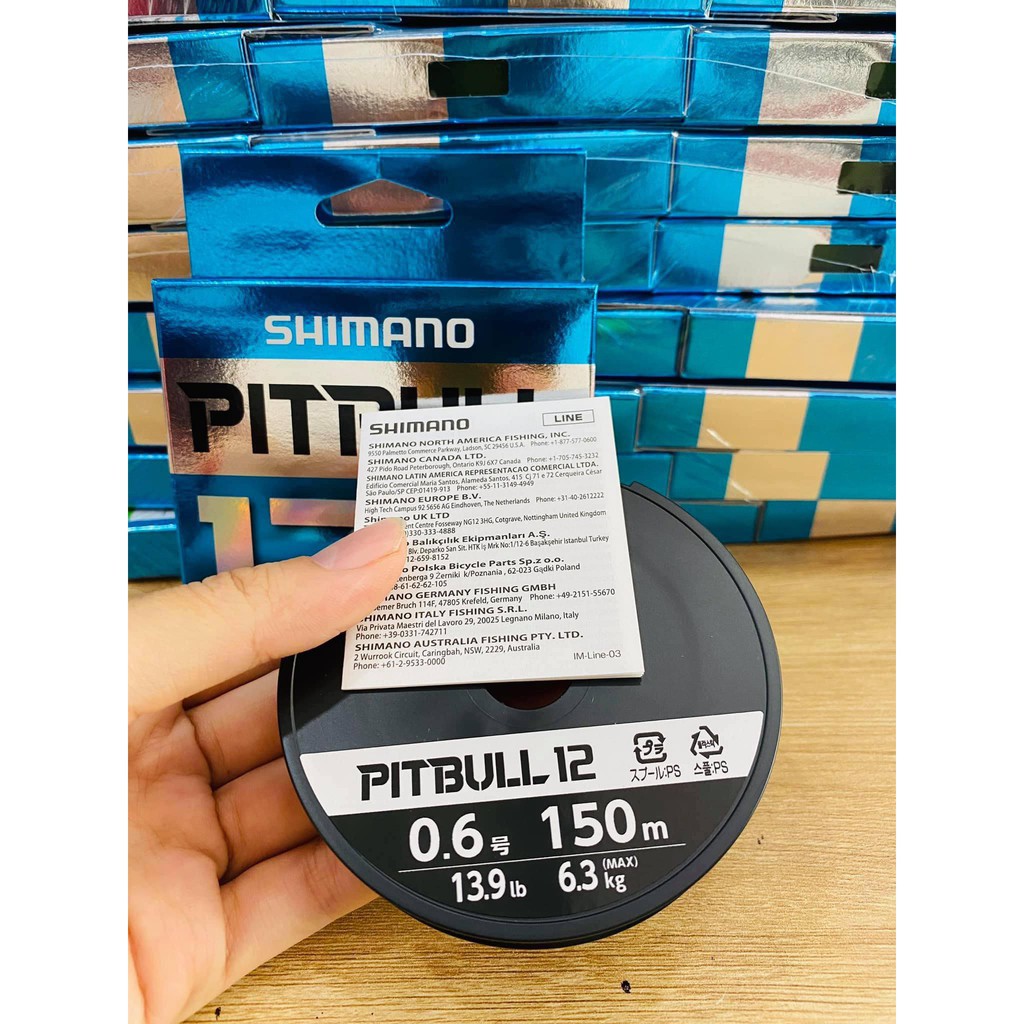 Dây Pe Câu Cá Pitbull x12 Shimano