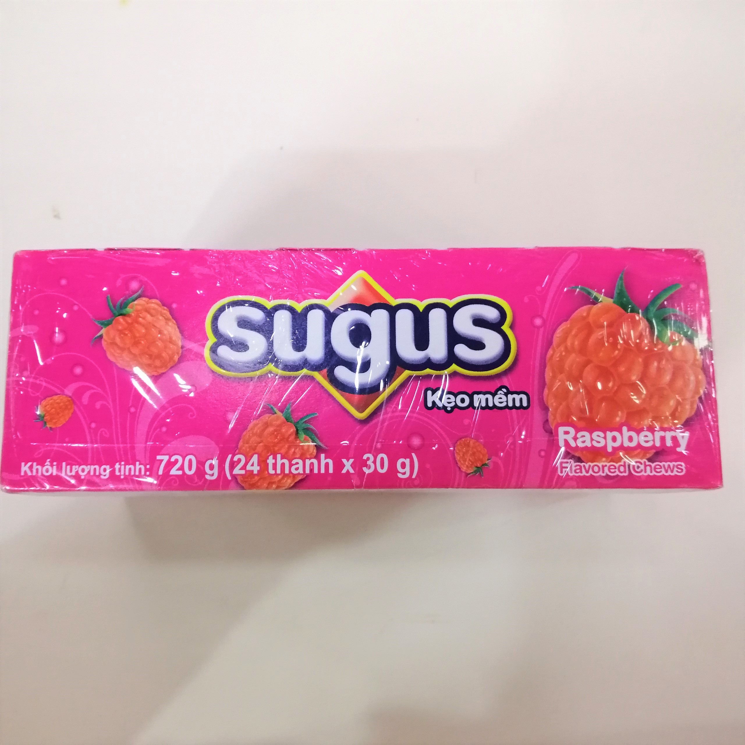 Kẹo Mềm Sugus Hương Vị Dâu (Lốc 24 thanh)