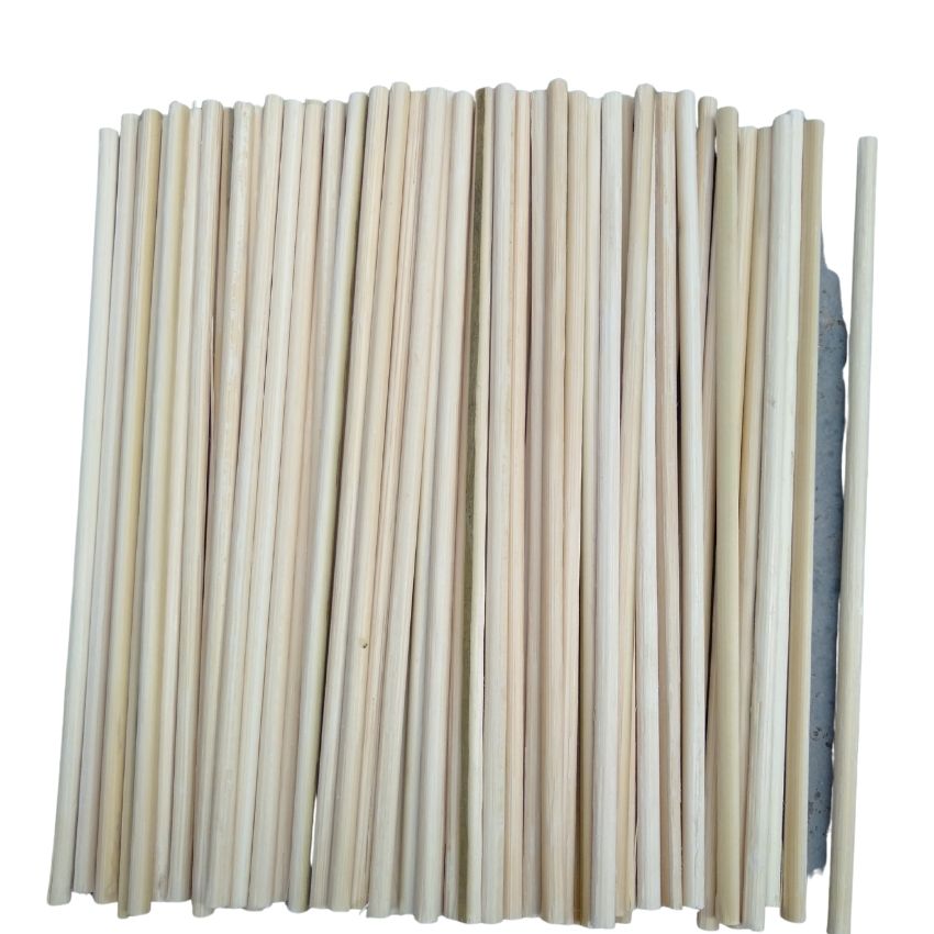 Que kem gỗ tròn [50 que ~ 200 que] que đè lưỡi làm đồ handmade, thủ công, que tính, đồ chơi