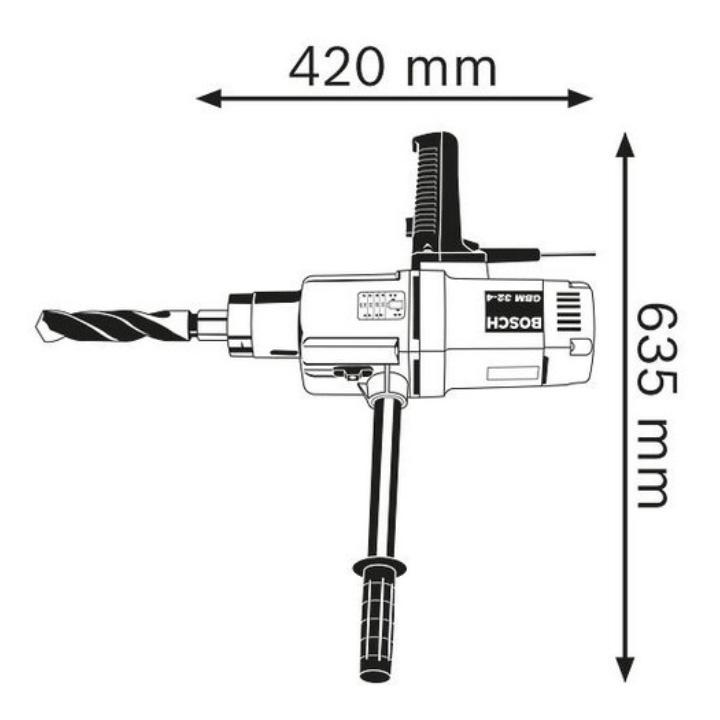 Máy khoan cầm tay Bosch GBM 32-4 - Sản xuất tại Đức