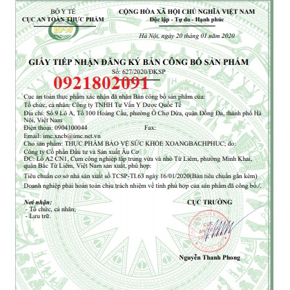 Xoang bách phục hộp 20 viên ( nhắn tin tích điểm 6h tặng 1h)