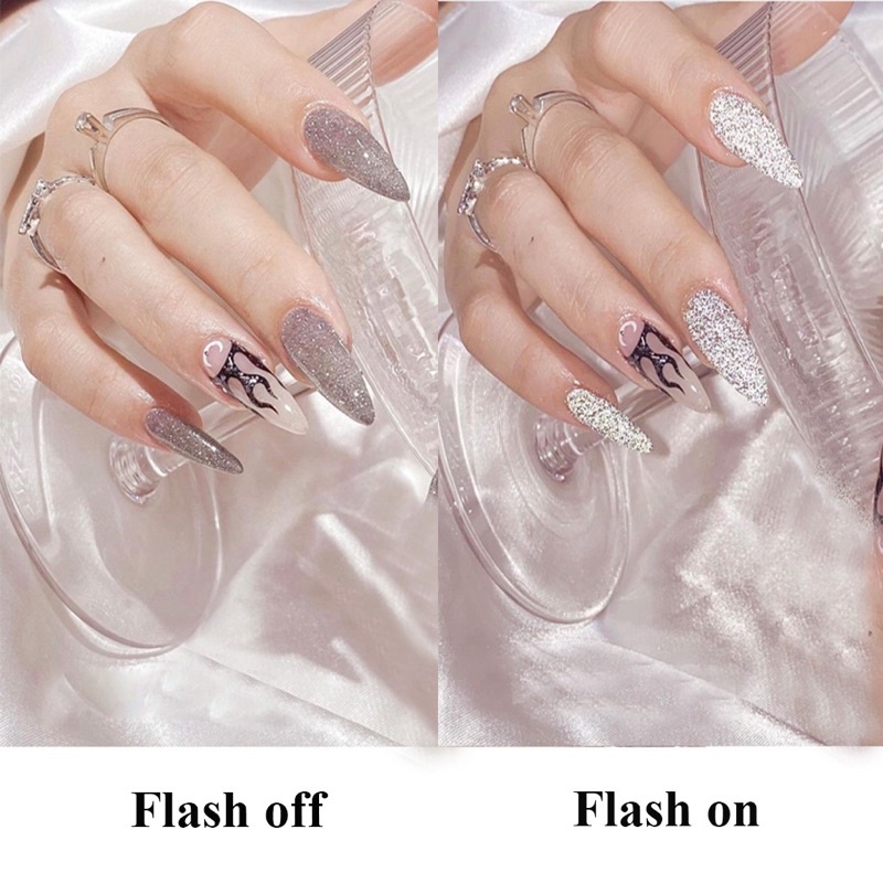 Sơn gel nhũ flash phản quang siêu sáng