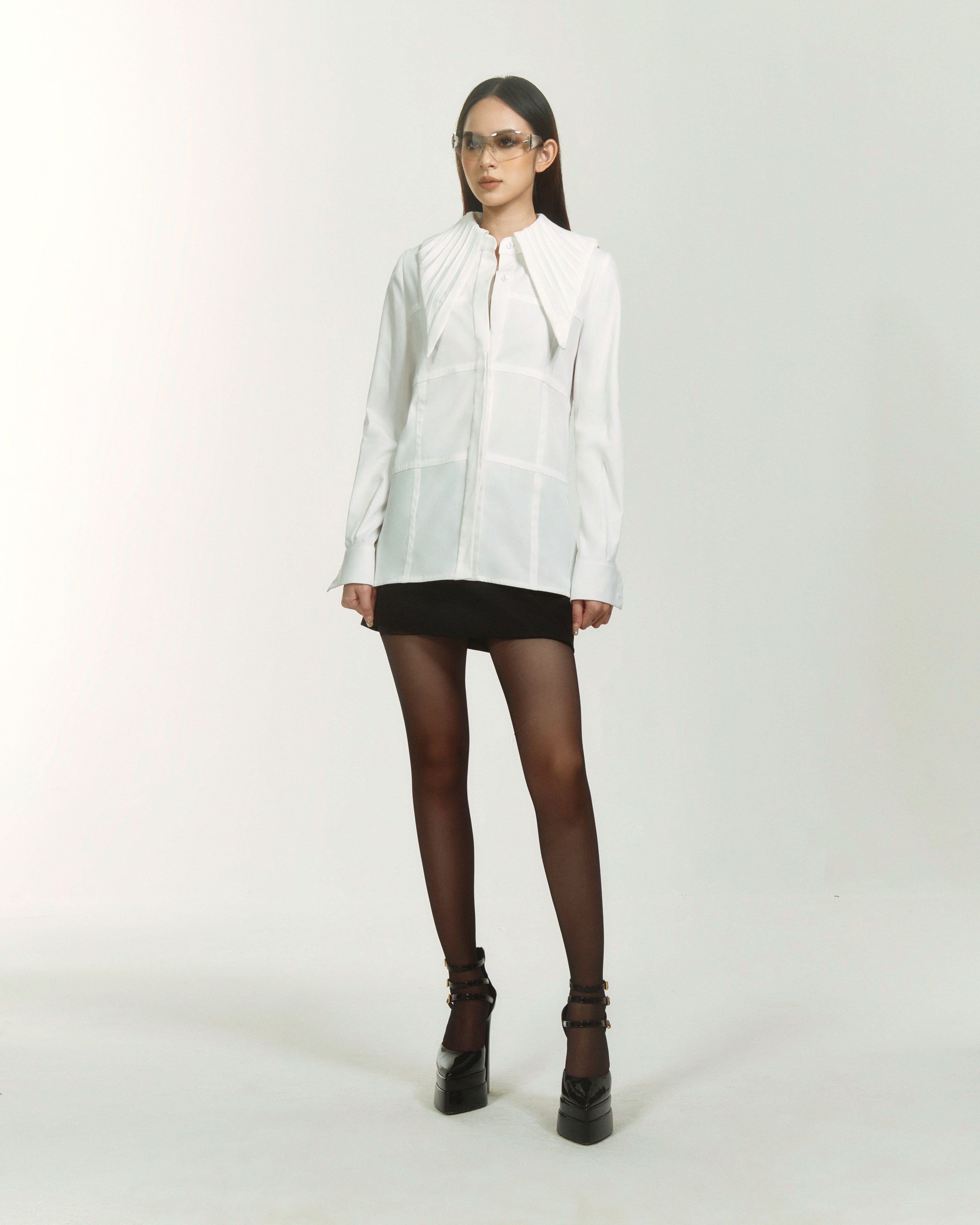 Áo sơ mi form rộng cách điệu - ESTHER STUDIOS Cascade Shirt
