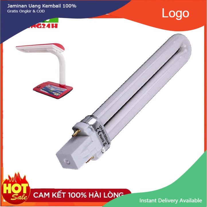 Bóng đèn học sinh chữ u 220v-11w molik as vàng- dùng thay thế bóng đèn học sinh rạng đông