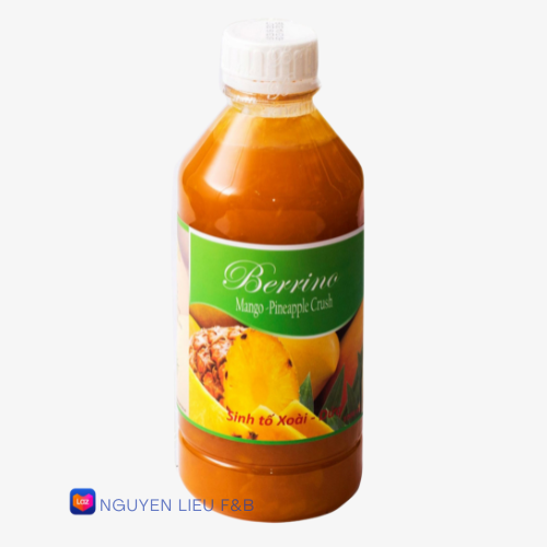 Sinh tố Xoài Dứa Berrino Mango Pineapple Crush 1L