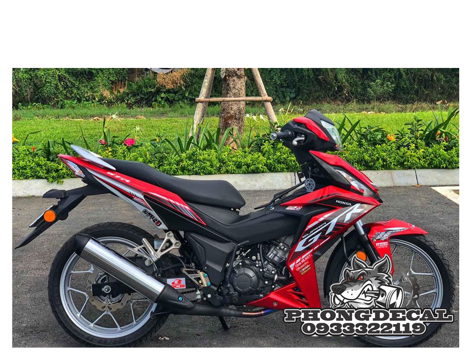 Tem Rời Honda Winner 150 GTR Đỏ Đen