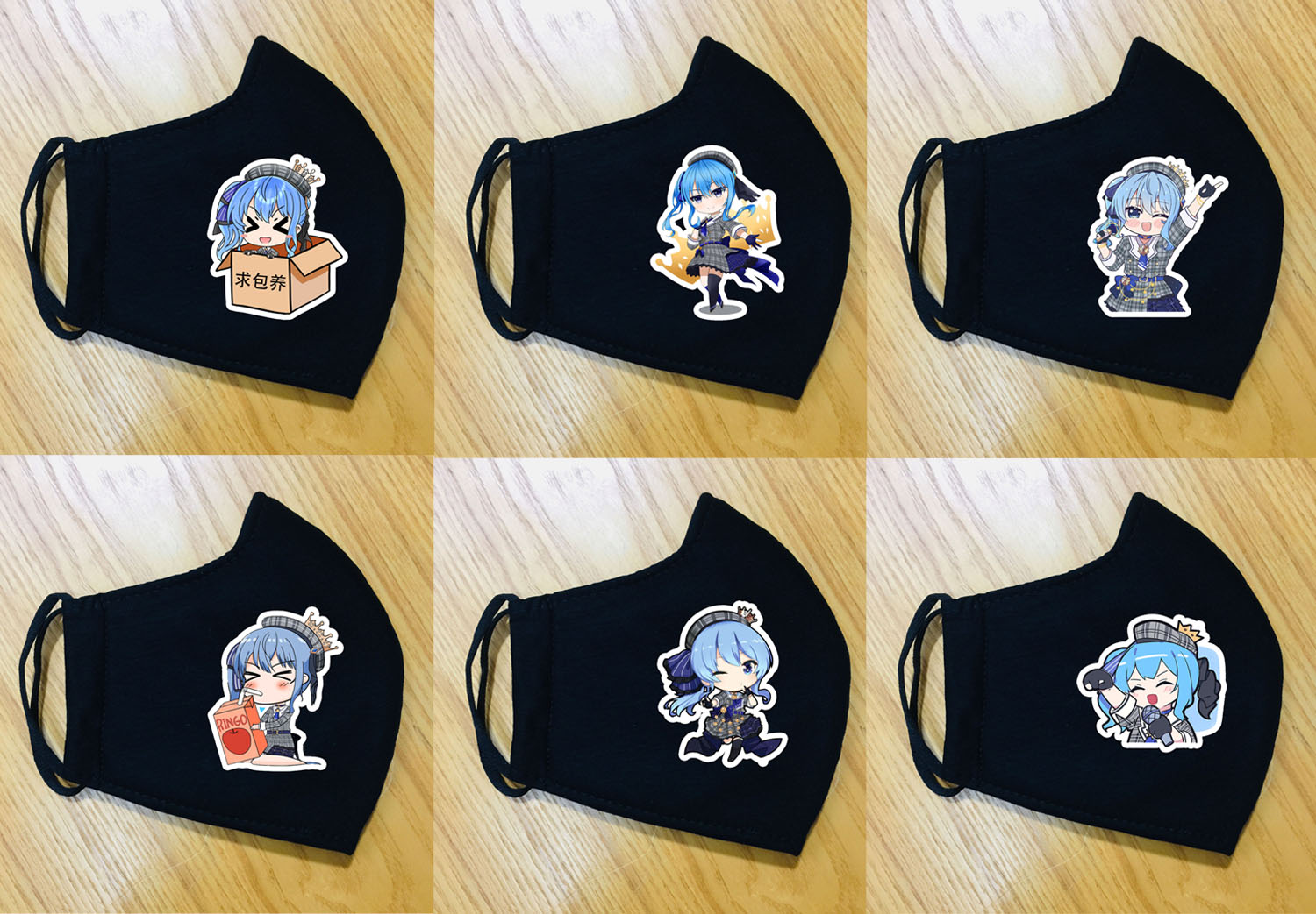 Set 1-5 KHẨU TRANG Hoshimachi Suisei Hololive