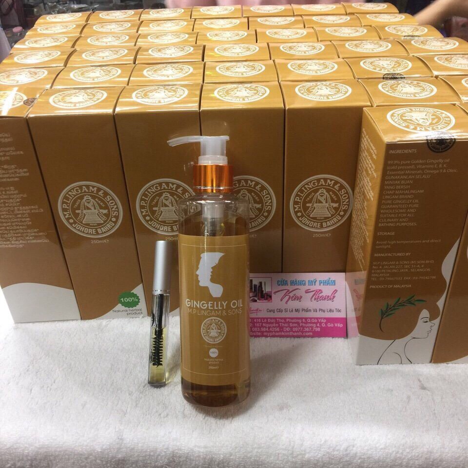 Tinh Dầu Gingelly Oil Dưỡng Tóc 100% Dầu Mè