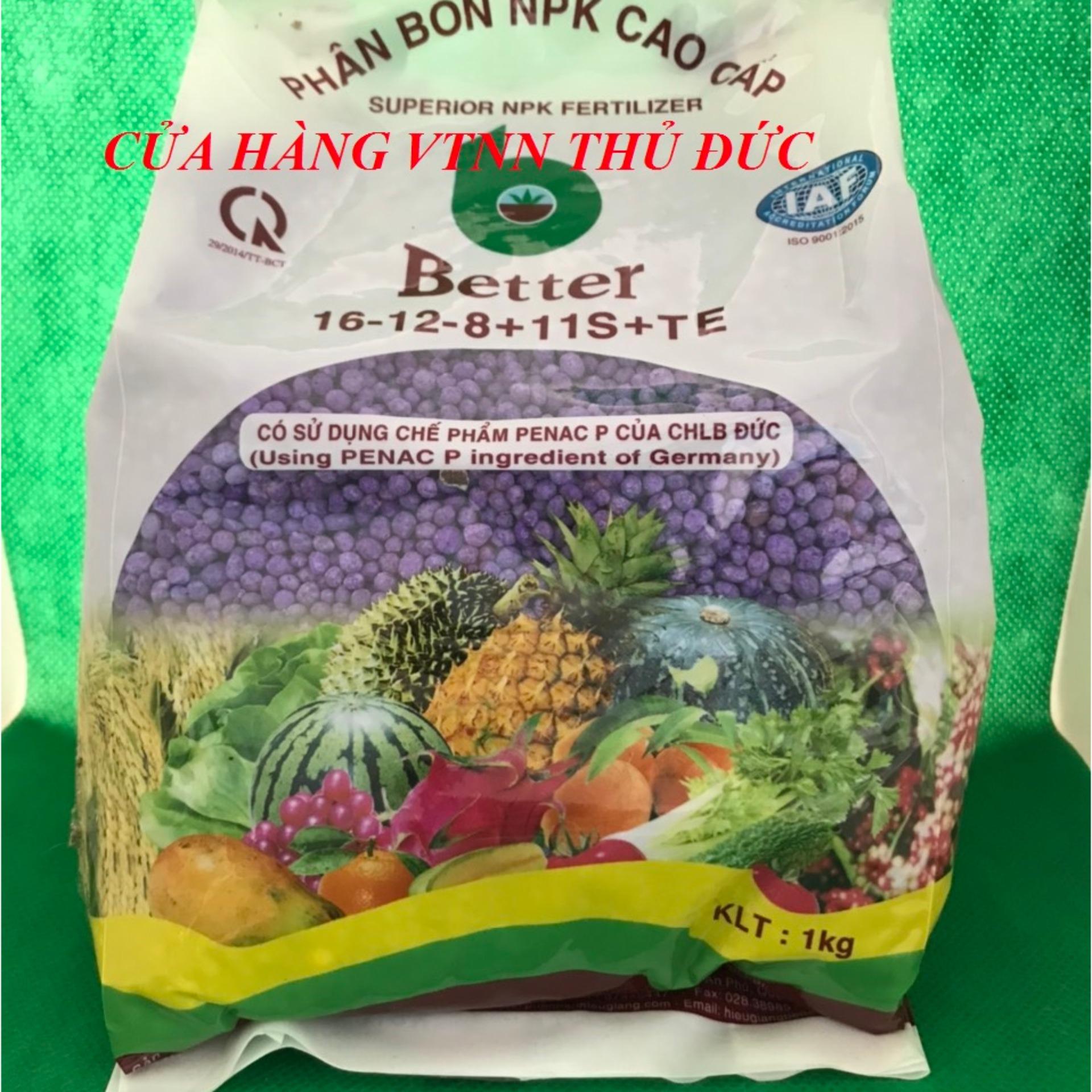 Phân NPK 16-12-8-11S+TE Đầu Trâu