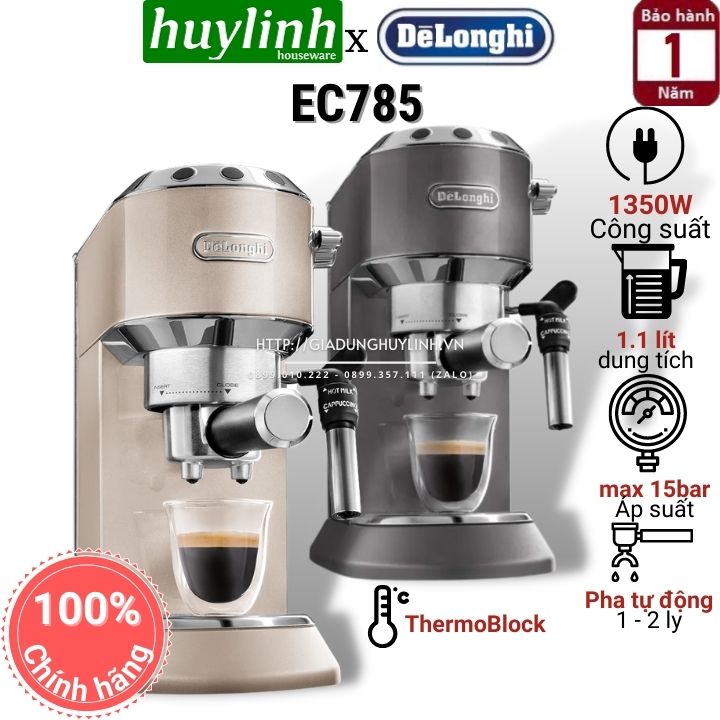 Máy pha cà phê Espresso Delonghi EC785 (GY - BG - AZ)