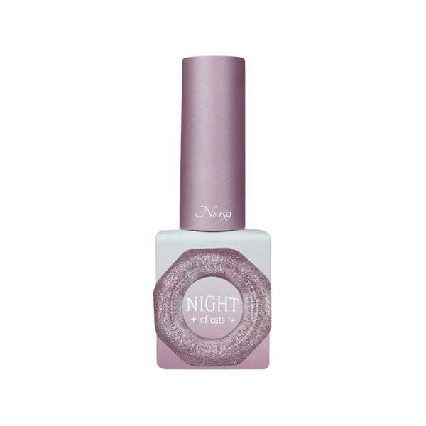 Night of cats collection-cats me nail: odd Korean glitter nail gel with shinny, glowing cat's eye effect