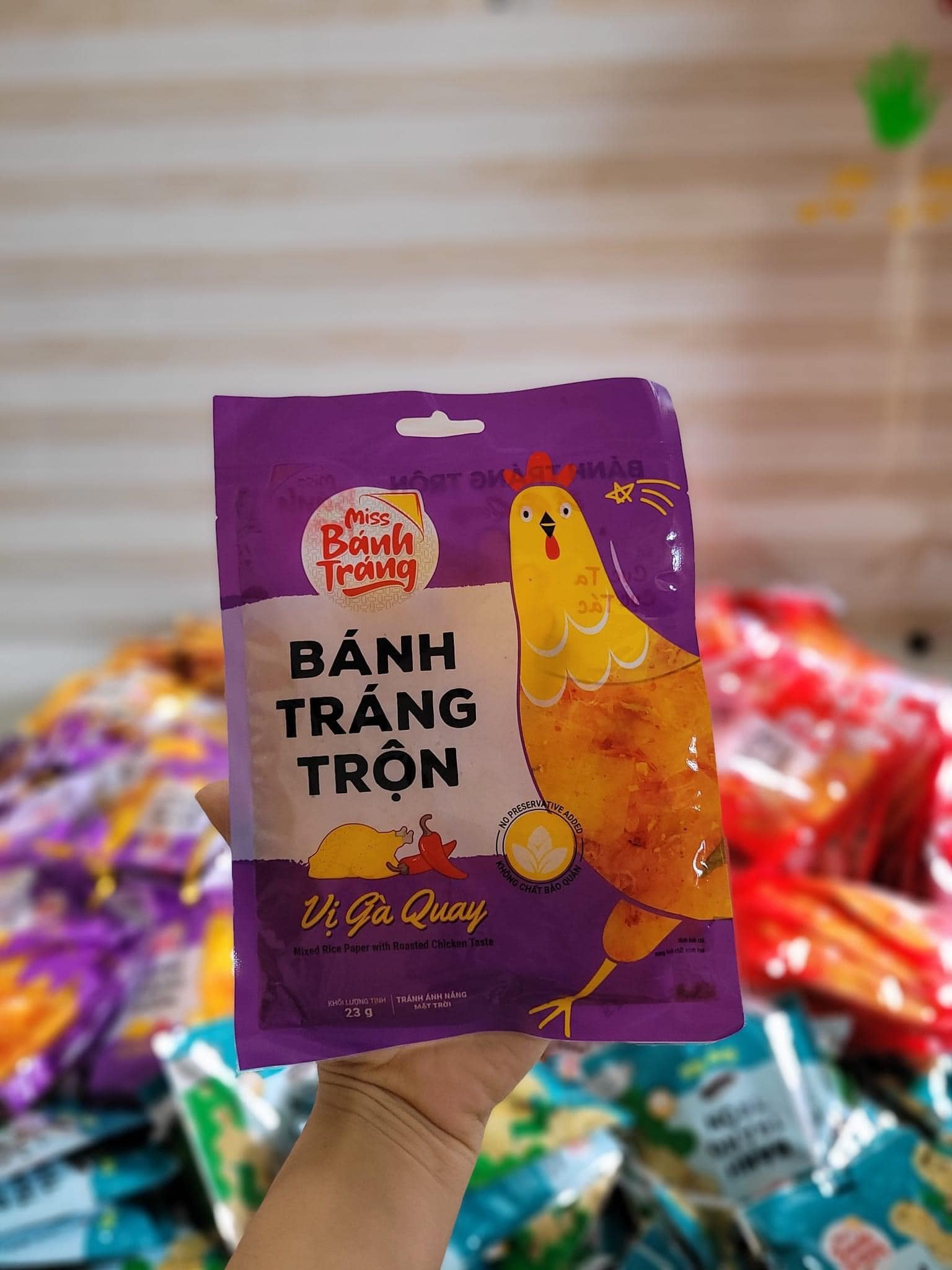 BÁNH TRÁNG TRỘN VỊ SATE TÔM SIZE (S)