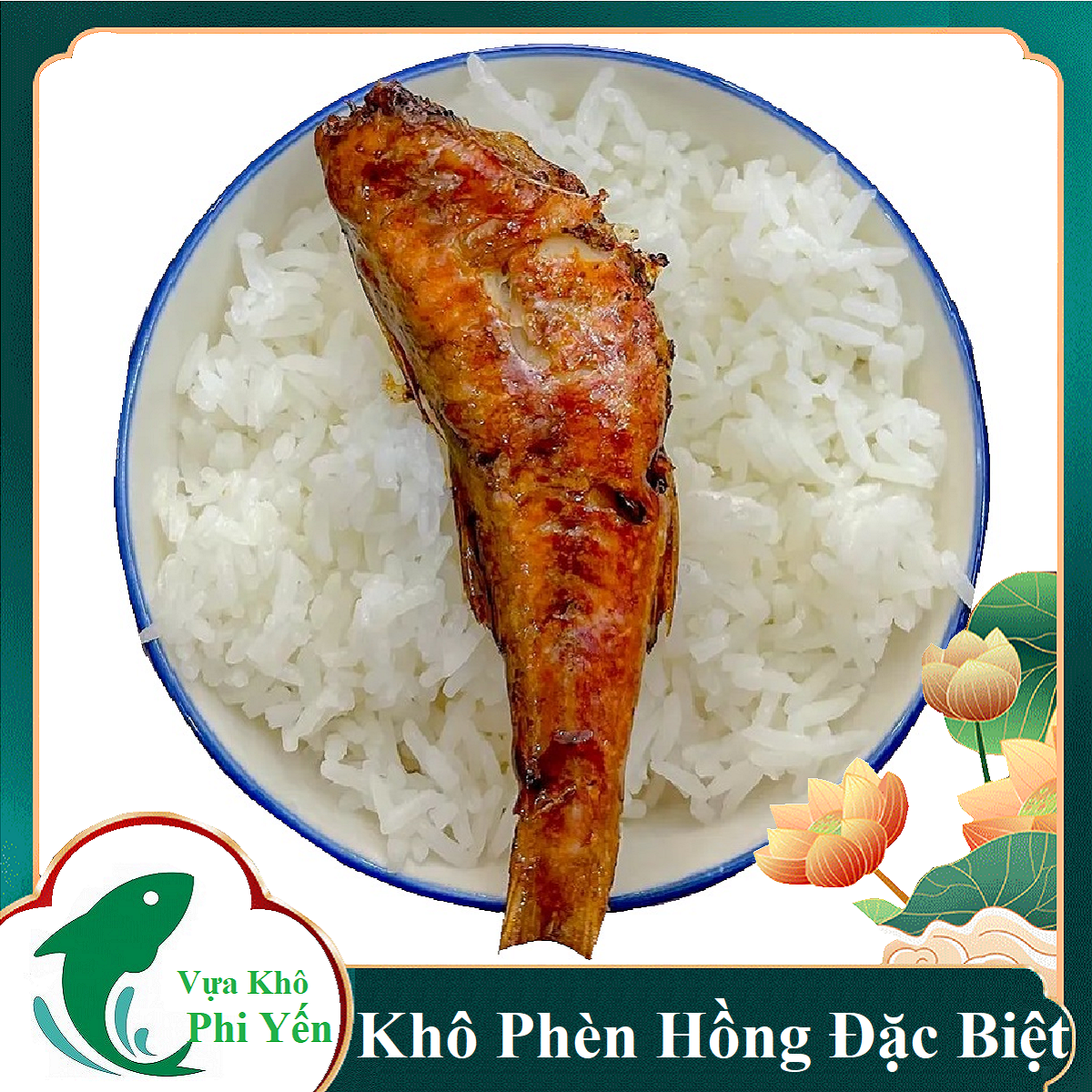Khô Cá Phèn làm sạch bỏ đầu - VỰA KHÔ PHI YẾN( 500GR)