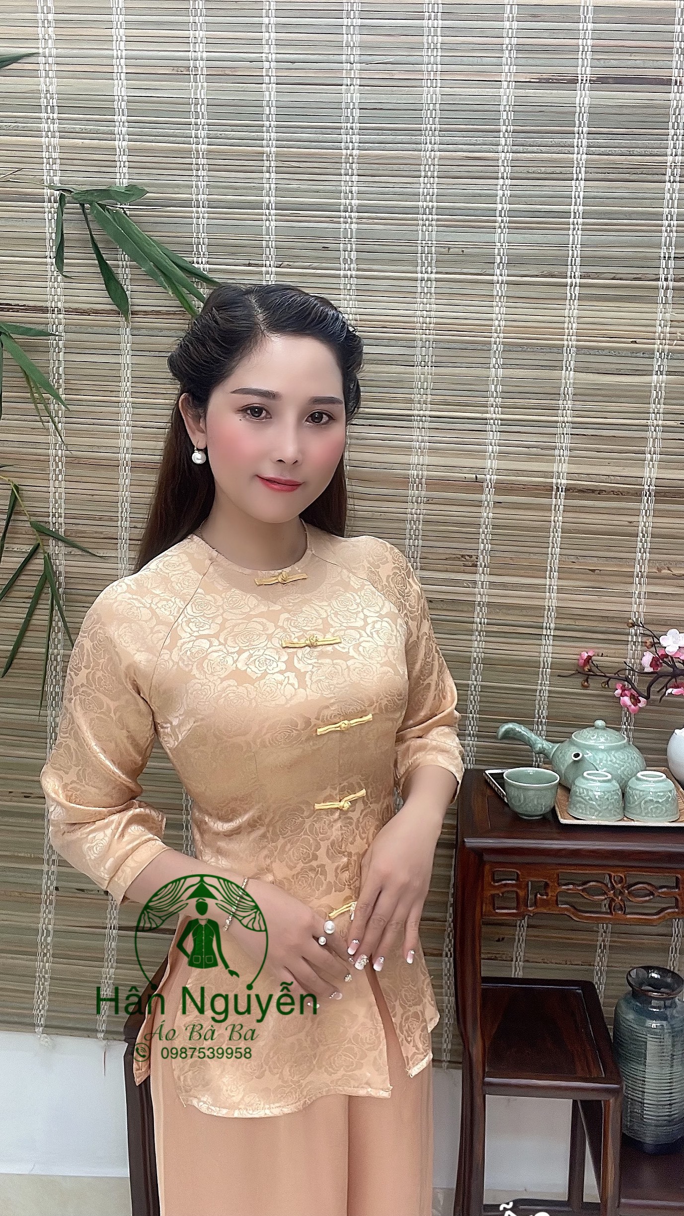 SÉT LAM GẤM TRÀ MI