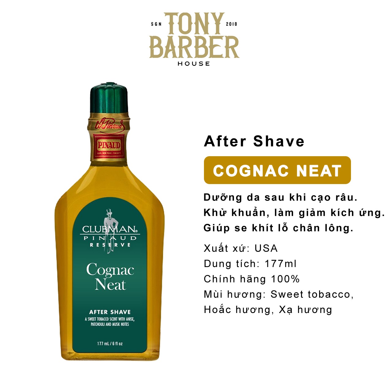 Dưỡng da sau khi cạo râu Clubman After Shave 177ml