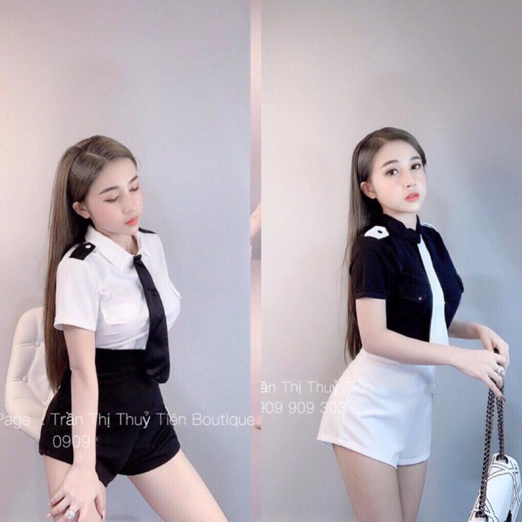 Sét Phi Cơ Siêu Xinh Thời Trang Quyến Rũ ( Hai Màu Y Hình ) Bambo