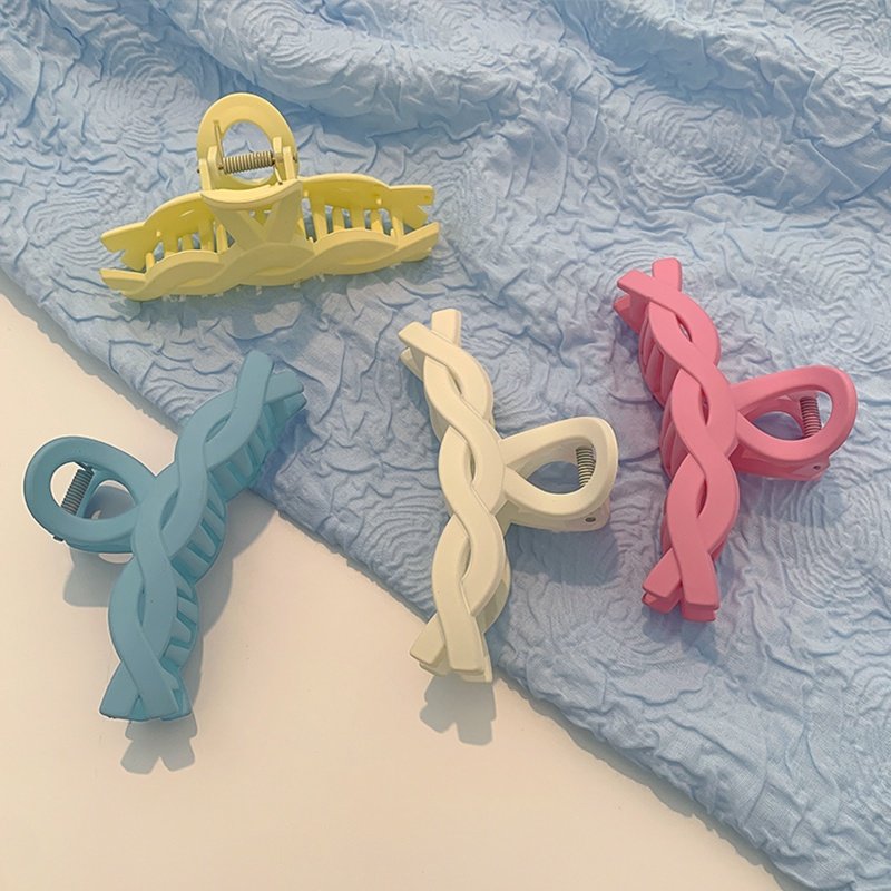 GẤP TÓC XOẮN PASTEL 11CM