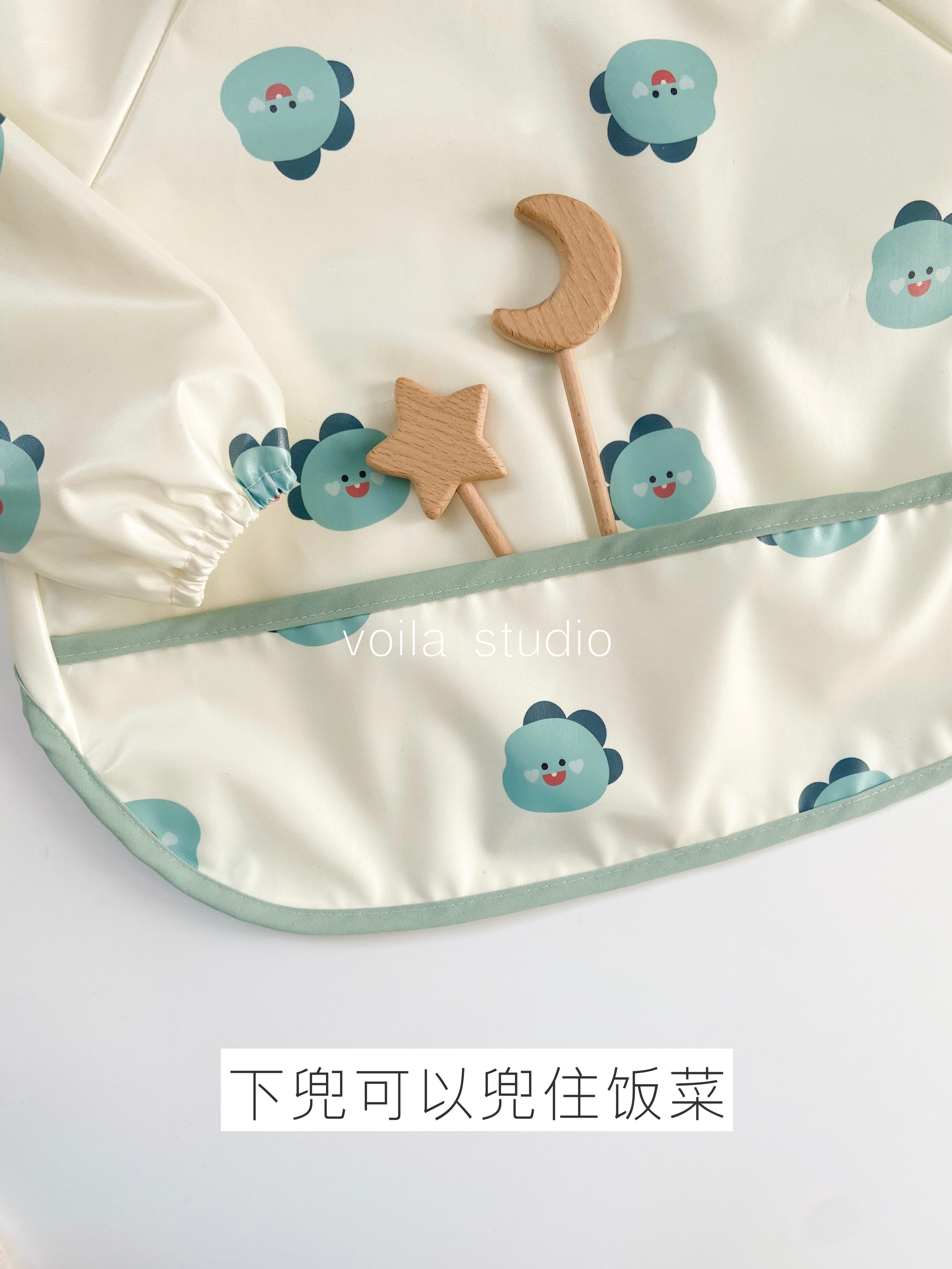 Áo yếm ăn dặm chống thấm cho bé