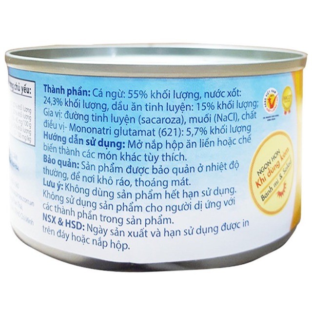 Cá Ngừ Ngâm Dầu 185GR