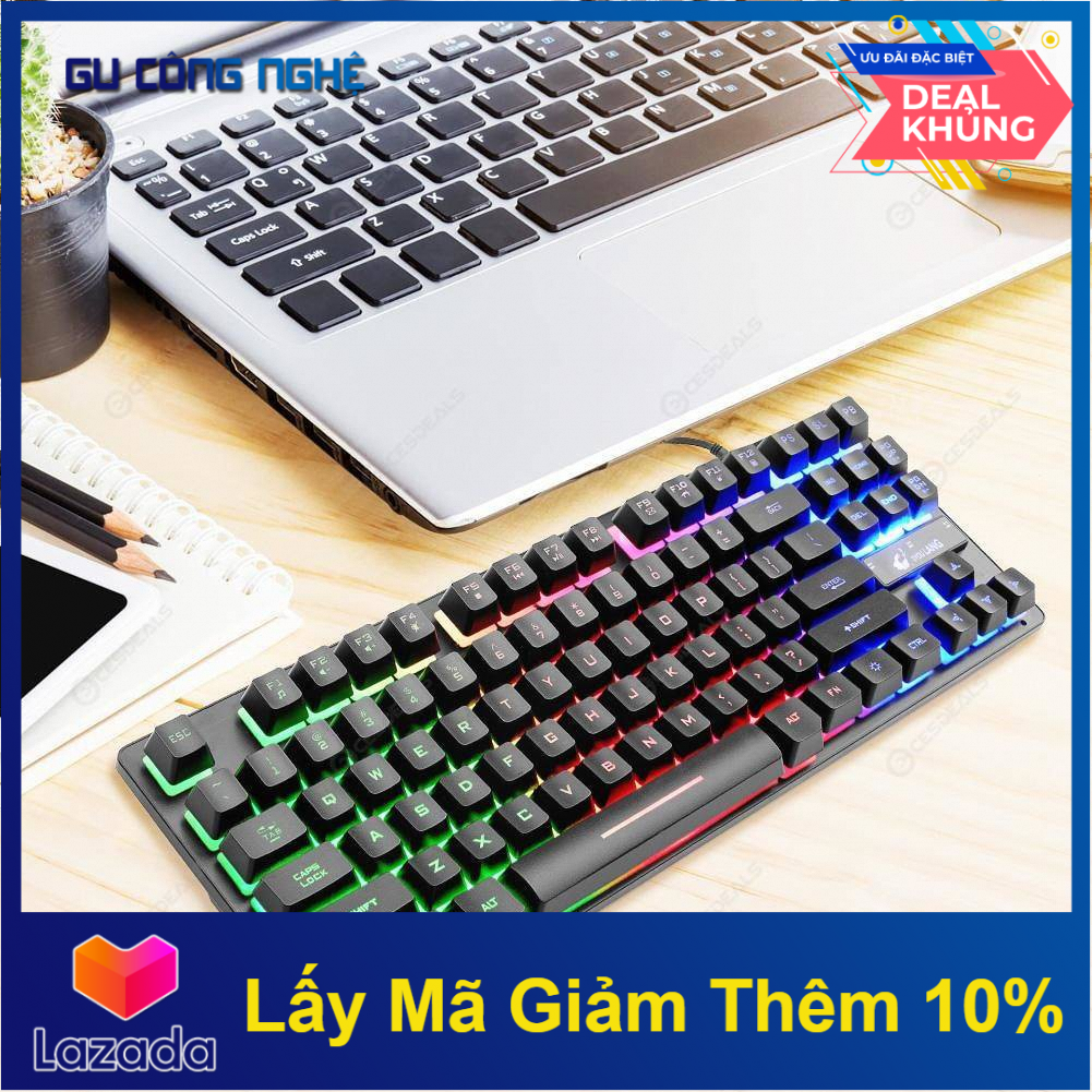 Bàn Phím Giả Cơ Chuyên Game Có Dây Ziyou Lang K16 Có Led 87 Phím/bàn phím giả cơ XUNFOX K82 có led 94 phím